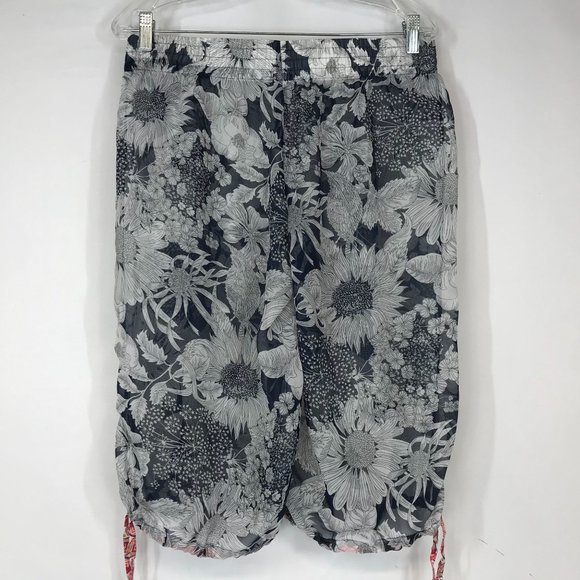 SALE! Liberty of London Blue Swim Coverup with Floral Design - Picture 2 of 4